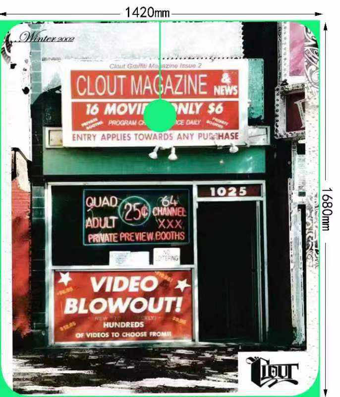 REVISTA CLOUT NÚMERO 2 PORTADA CAPA DE BARBERO