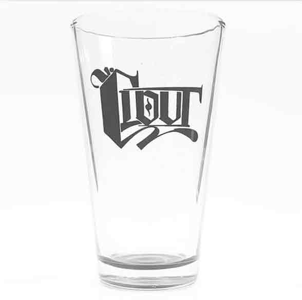 CLOUT MAGAZINE 'OG LOGO' PINT GLASS