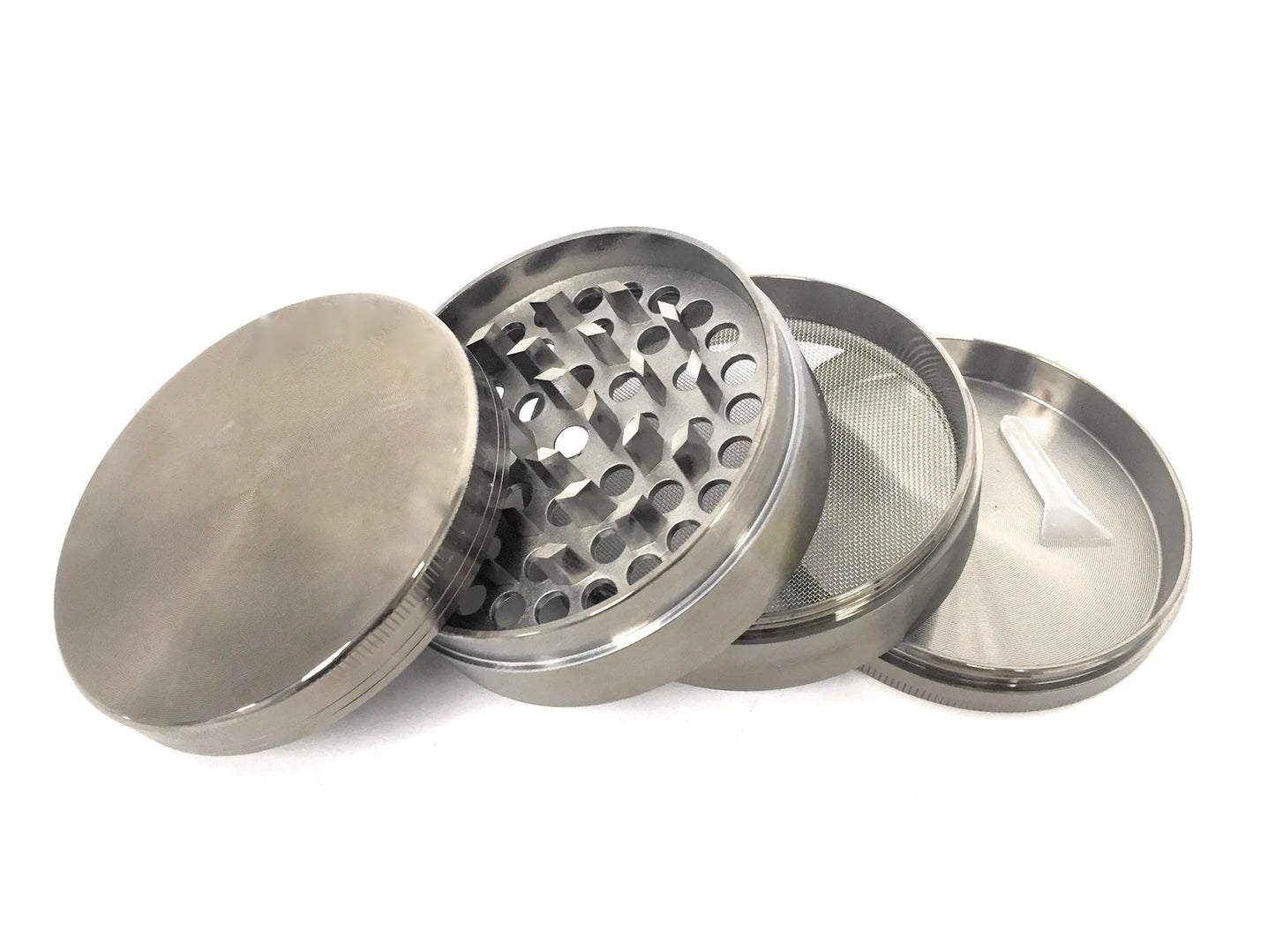 CLOUT 4-Layer GRANDE 3" Herb/Cannabis GRINDER Alta calidad 100% Aluminio - En 4 colores