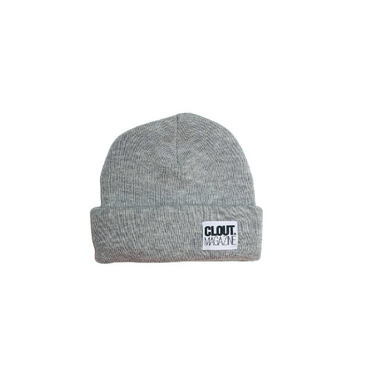 CLOUT MAGAZINE - Gorro de punto con doble pliegue - NEGRO