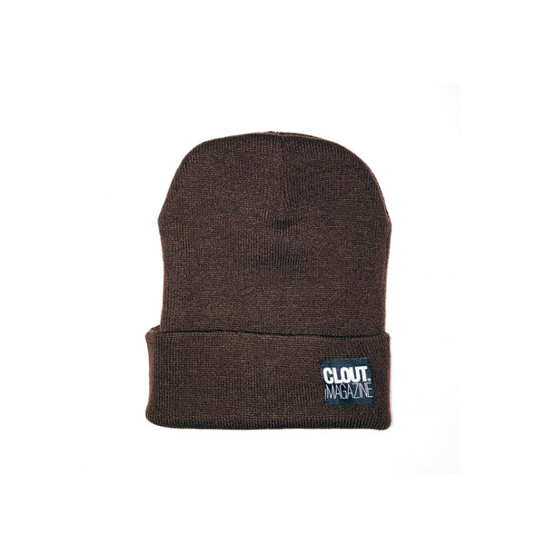 CLOUT MAGAZINE - Gorro de punto con doblez simple - MARRÓN