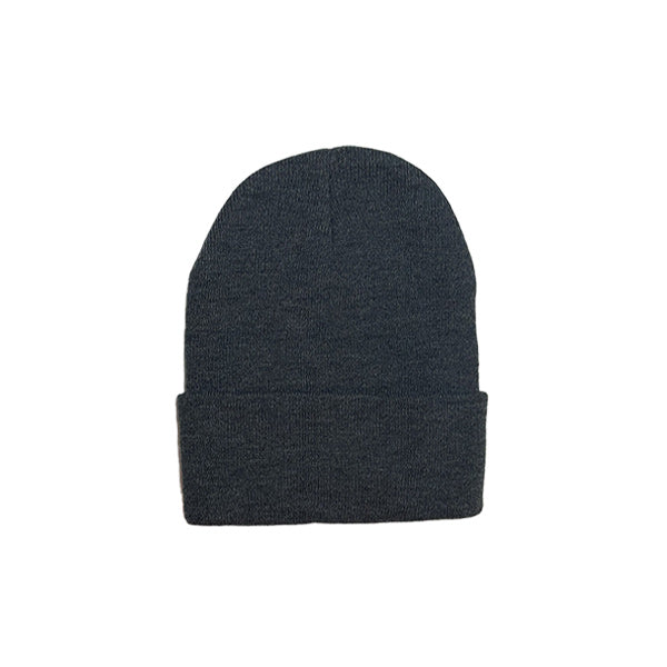 CLOUT MAGAZINE - Gorro de punto con pliegue simple - GRIS PIZARRA