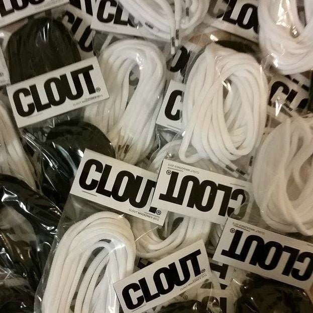 CLOUT SB Laces for Shoes & Hoodies- Pairs in Both Black & White
