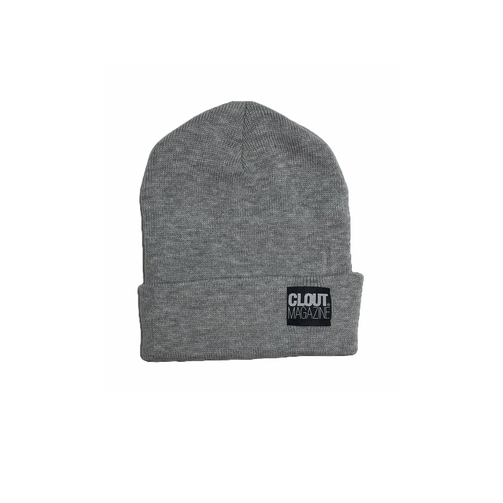 CLOUT MAGAZINE - Gorro de punto con pliegue único - GRIS ASH