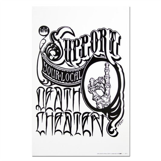 11" x 17" 'Support Your Local Death Cheater' Matte Print/Poster