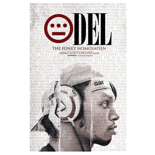 CLOUT x DEL 11 x 17" POSTER