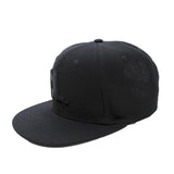 CLOUT CL. Logo SNAPBACK (New Era Fit) in BLACK on BLACK