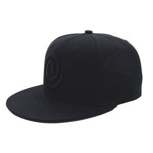 CLOUT C SYMBOL Logo SNAPBACK (New Era Fit) in BLACK on BLACK