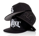 The CLOUT 'OG Logo' SNAPBACK (New Era Fit) in BLACK, by CLOUT Magazine