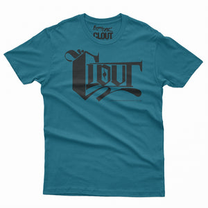 CLOUT OG Logo T-Shirt -  San Jose Sharks Turquoise Tee w/ Black Print