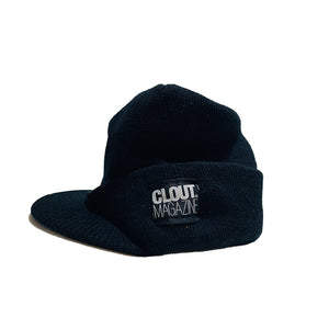 CLOUT MAGAZINE - Black Beanie Hat