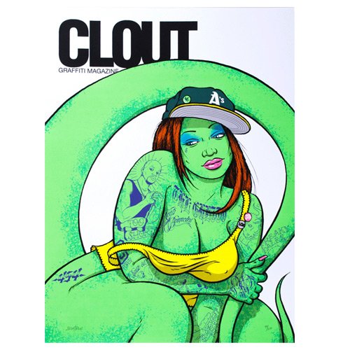 CLOUT Magazine #11 POSTER PRINT BY TODD BURLESQUE