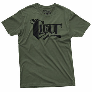 CLOUT OG Logo Men's T-shirt - Military Green w/ Black Print