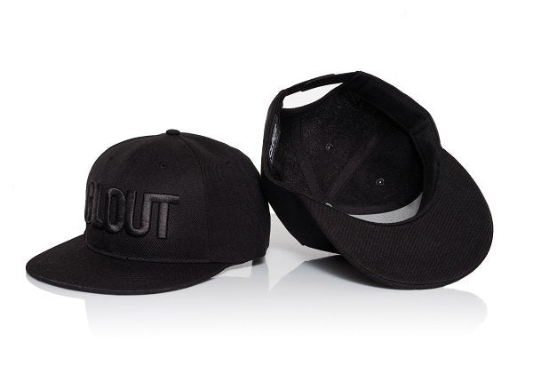 SNAPBACK CLOUT 'HEADER' Negro sobre Negro