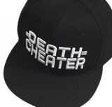 'DEATH CHEATER' LOGO SNAPBACK Blk/Wht by Benny Diar x CLOUT..