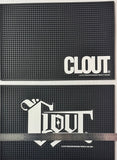 CLOUT MAGAZINE - BLACK “HEADER” BARBER MAT