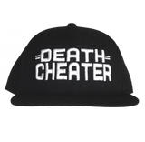 'DEATH CHEATER' LOGO SNAPBACK Blk/Wht by Benny Diar x CLOUT..