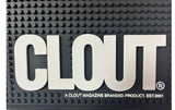 CLOUT MAGAZINE - BURGUNDY “HEADER” BARBER MAT