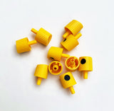 10 pk. Male LEGO HYBRID THIN Spray Can/Paint Caps/Tips